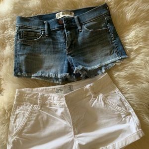 Low Rise Abercrombie & Fitch Jean Shorts